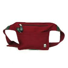 TASCA MARSUPIO in Canapa Bordeaux