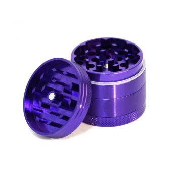 GRINDER alluminio con setaccio 4 parti- viola
