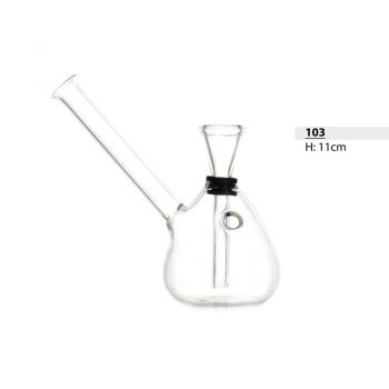 BONG PICCOLO- in vetro h. cm 11