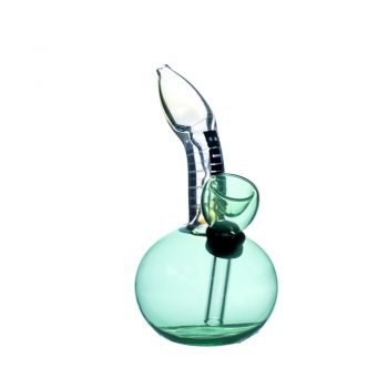 BONG PICCOLO VERDE- in vetro h. cm 12