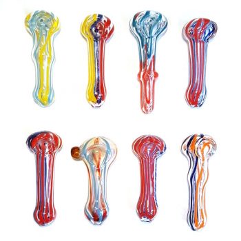 PIPETTA IN VETRO - fantasie "murano" 10cm - immagine 4