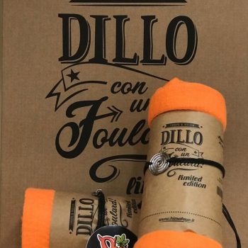 SCIARPA IN CANAPA E VISCOSA - Arancio limited