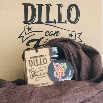 SCIARPA IN CANAPA E VISCOSA - Caffè