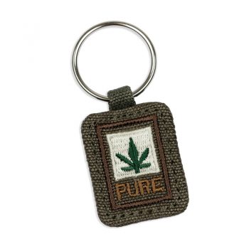 PORTACHIAVI in Canapa kaki