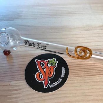 PIPETTA DA ESTRAZIONI in vetro boro silicato 13,5 cm- spirale ambra