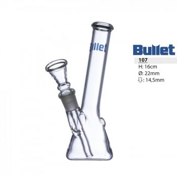 BONG A CONO -base piatta h. 16 cm