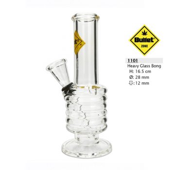 MINI BONG trasparente-bullet h. 16 cm