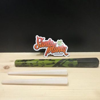 CHILLUM STINGER 18 cm QUADRATO VERDE