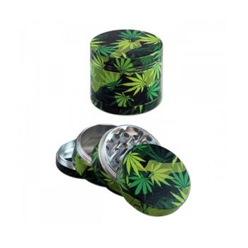 GRINDER con setaccio 4 parti Foglie - 54 mm