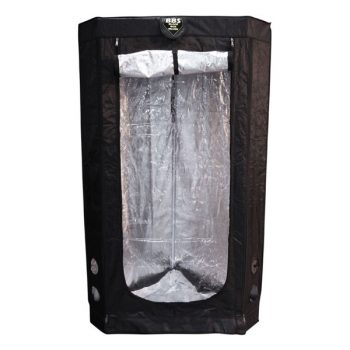 GROWBOX 120x75x160 cm TRIANGOLARE BlackBox Silver