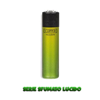 Clipper serie Sfumato Lucido Verde chiaro/scuro