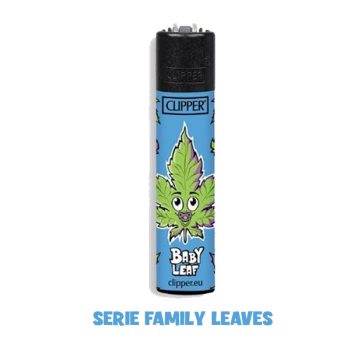 Clipper serie Family Leaves Azzurro- Baby Leaf