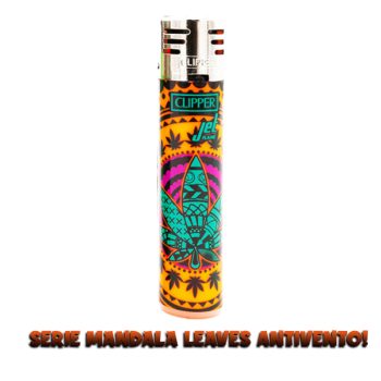 Clipper Jet Flame serie Mandala Leaves n3- Clipper antivento