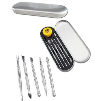 KIT PALETTE DABBER- 5 PZ + SCATOLINA SILICONE