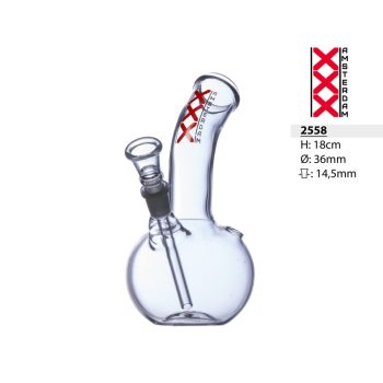 BONG AMSTERDAM XX- base tonda h. 18 cm