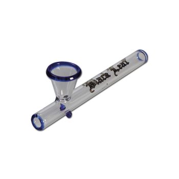 PIPETTA- in vetro 10 cm con bordo blu