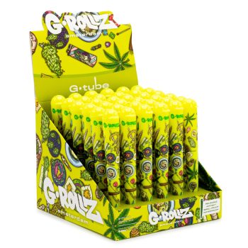 PORTA SIGARETTA KING SIZE GIALLO - 1pz g-rollz