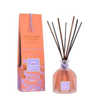 Diffusore di aromi 100ml - Ambra e Salvia Blu con bastoncini