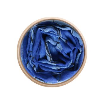 SCIARPA IN BAMBOO HEIDI- blu linea junior - immagine 1