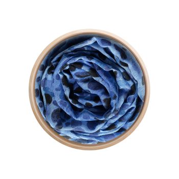 SCIARPA IN BAMBOO POLLICINO- blu linea junior