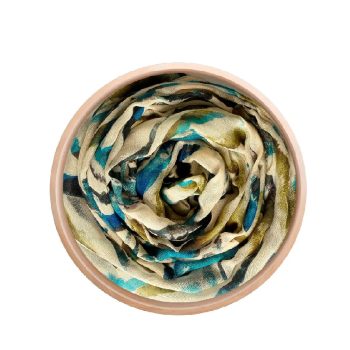 SCIARPA IN BAMBOO DE KOONING- Rosa Pesca 50-24