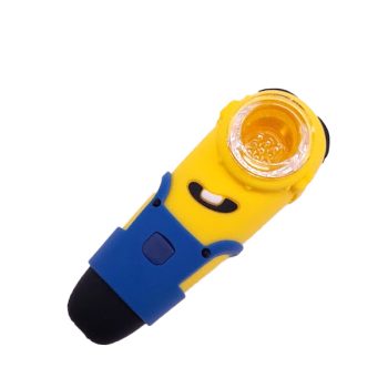 Pipa Silicona Glass Bowl Mini On 10 Cm Minions