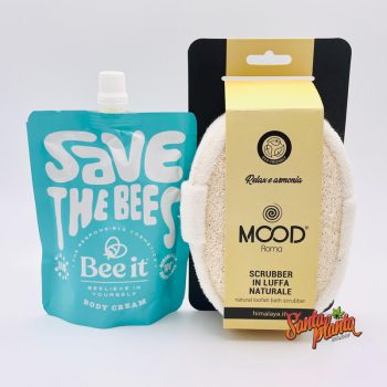 Kit Scrubber E Crema Corpo Beeit