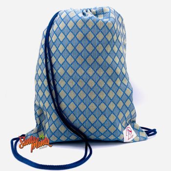 Zaino Rombi Azzurro Crema