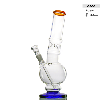 Bong Strozzatura Base Blu H 28