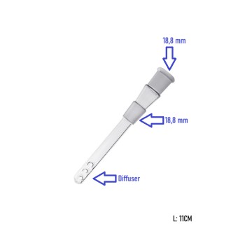 Adattatore Bong 19mm