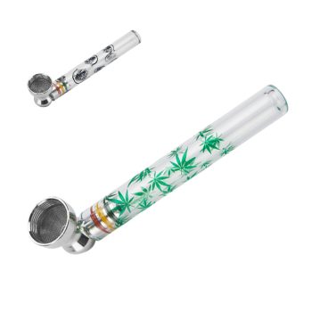 Pipetta In Vetro E Braciere In Metallo Fantasia Assortita