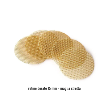 Retine In Acciaio Dorato Maglia Stretta